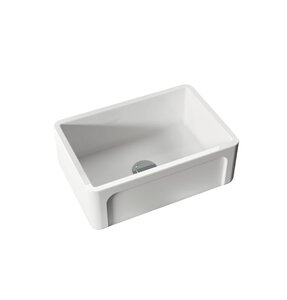 Изображение товара Раковина кухонная Kerasan Hannah 542001 Yorkshire, 68.6 см, керамика, без отверстия под смеситель, цвет белый