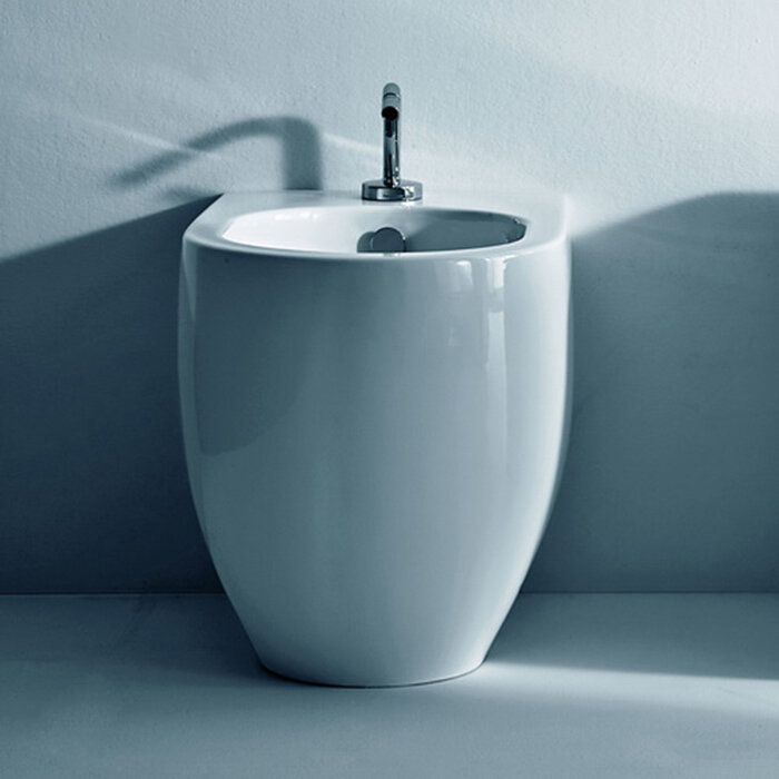 Изображение товара Биде напольное Kerasan Flo 48 см, цвет белый, 312101*1