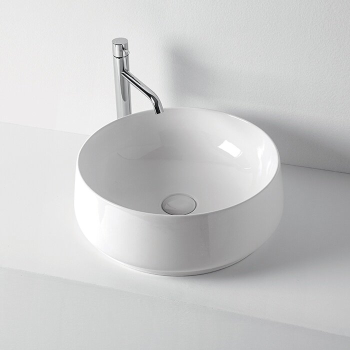 Изображение товара Раковина накладная Kerasan F10, 43 см, цвет белый, 460401