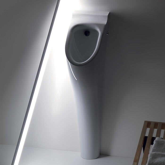 Изображение товара Писсуар напольный Kerasan Aquatech 373001, белый, керамика, с сифоном и креплением