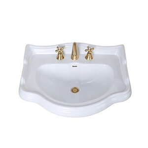 Изображение товара Раковина Kerasan Retro 104601*3, 69 см, 3 отверстия под смеситель, цвет белый