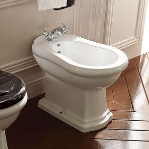 Изображение товара Биде напольное Kerasan Retro 102001*1, цвет белый