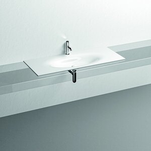 Изображение товара Керамическая раковина Kerasan Shape 120 см белая угловая монтаж