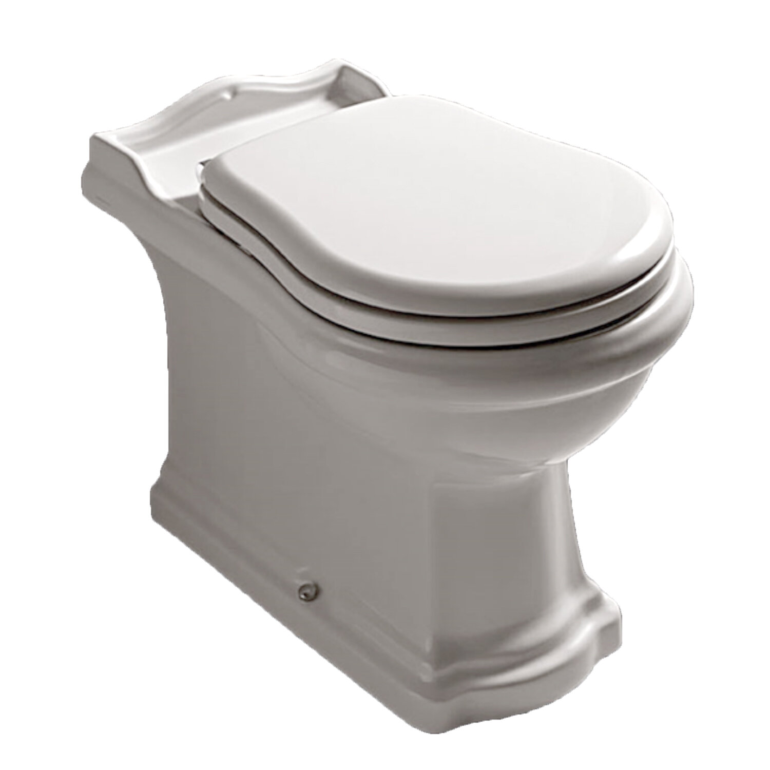 Изображение товара Унитаз приставной Kerasan Retro 101601 белый дизайн ретро монтаж в стену