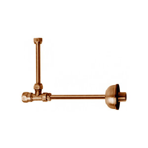 Изображение товара Угловой кран Kerasan для унитаза бронза 757293 надежный водопроводный вентиль