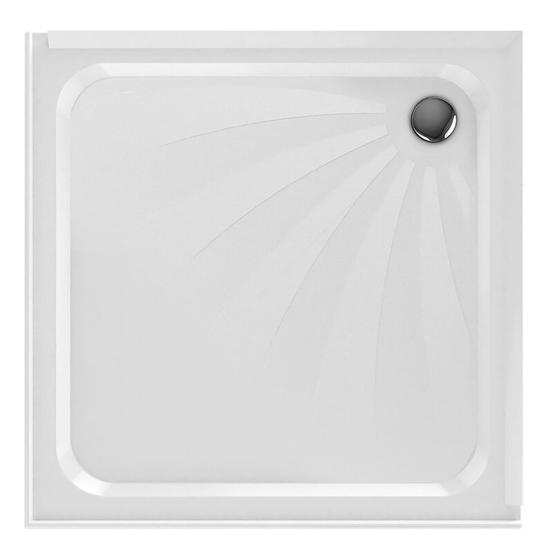 Изображение товара Душевой поддон Alex Baitler 90x90 см квадратный белый AB9017H-2