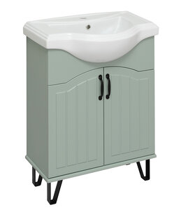 Изображение товара Тумба под раковину Runo Марсель 00-00001217 65, мятная