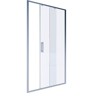 Изображение товара Душевая дверь в нишу Alex Baitler 120 см, стекло прозрачное, профиль сатин, AB61C120