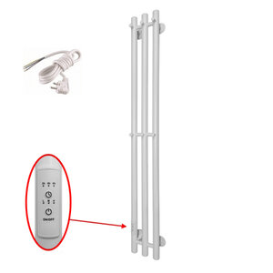 Изображение товара Электрический полотенцесушитель Маргроид Инаро 120х15 белый матовый для ванной комнаты