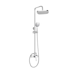 Изображение товара Душевая система OneLife хром полимерная верхний и ручной душ 1 режим Изображение товара Душевая система OneLife хром полимерная верхний и ручной душ 1 режим