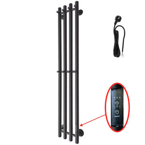 Изображение товара Электрический полотенцесушитель Маргроид Инаро 120 см черный матовый