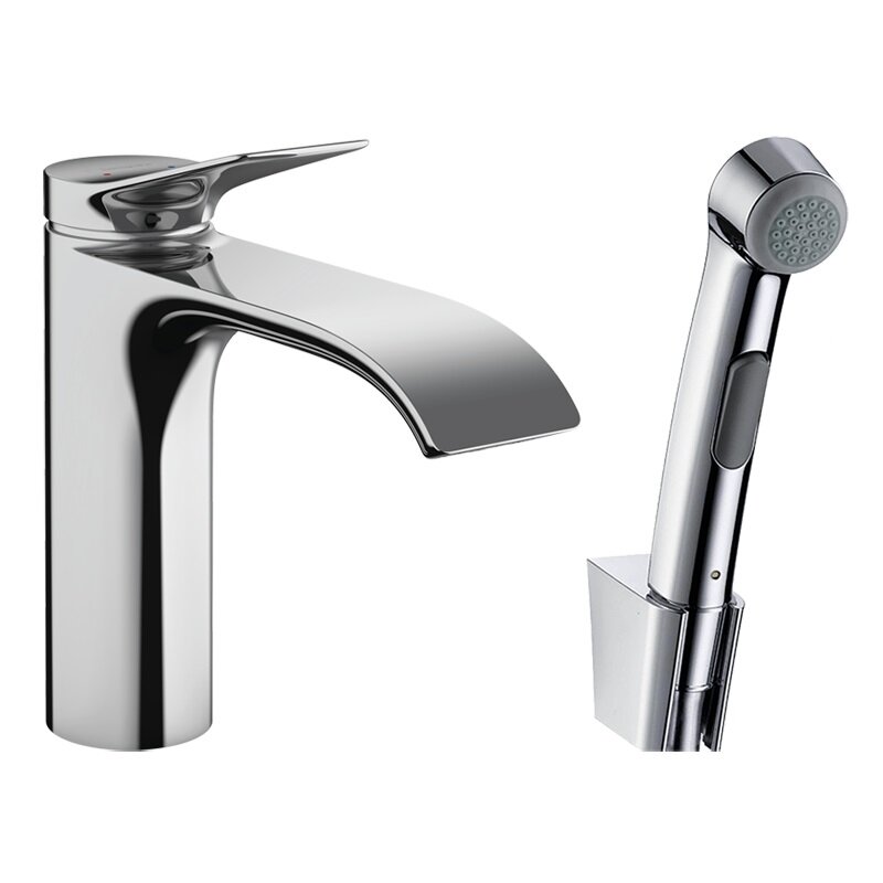 Изображение товара Смеситель для раковины с гигиеническим душем Hansgrohe Vivenis, хром