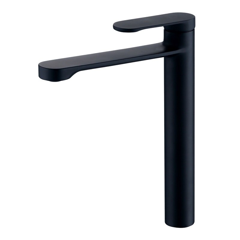 Изображение товара Смеситель Orange Vesper для раковины высокий черный матовый M10-121b