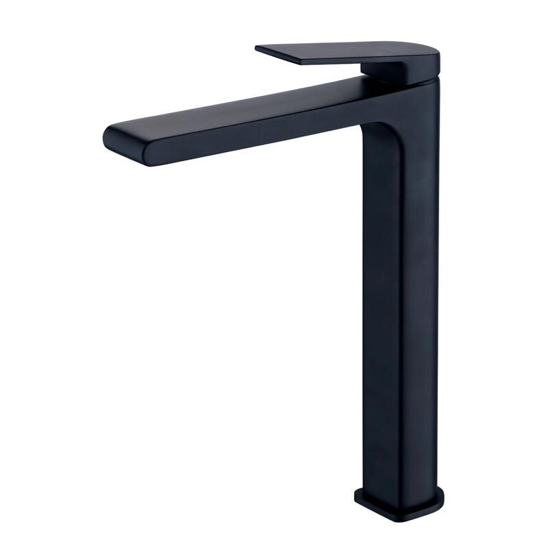 Изображение товара Высокий черный матовый смеситель для раковины Orange Gauss M30-121b