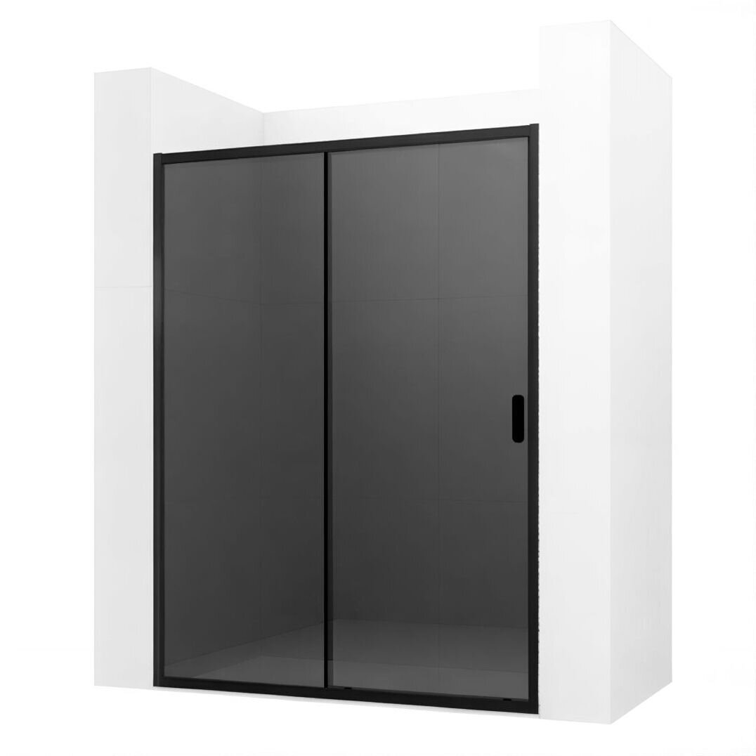 Изображение товара Душевая дверь в нишу Ambassador Forsa, 110 х 200 см, профиль черный, стекло тонированное, 17022217ABB Изображение товара Душевая дверь в нишу Ambassador Forsa, 110 х 200 см, профиль черный, стекло тонированное, 17022217ABB