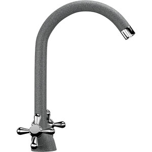 Изображение товара Смеситель для кухни Ulgran U-012 темно-серый с высоким изливом