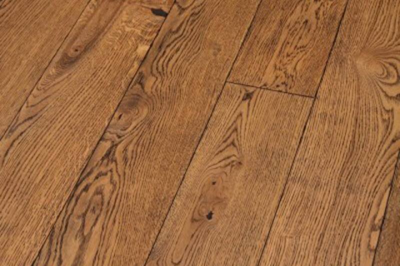 Изображение товара Массивная доска Boen Дуб Арал Темное масло Antique 222 мм 20 мм