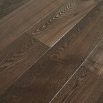 Паркетная доска Amber Wood Фьюжн Ясень Бурбон Браш лак 14 мм, 14.8 х 186 см - фото 1