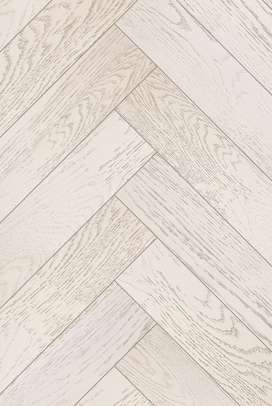 Изображение товара Инженерная доска Gran Parte Селект PU лак Венгерская ёлка Бианко 110х15/3,3х550 мм дуб Россия