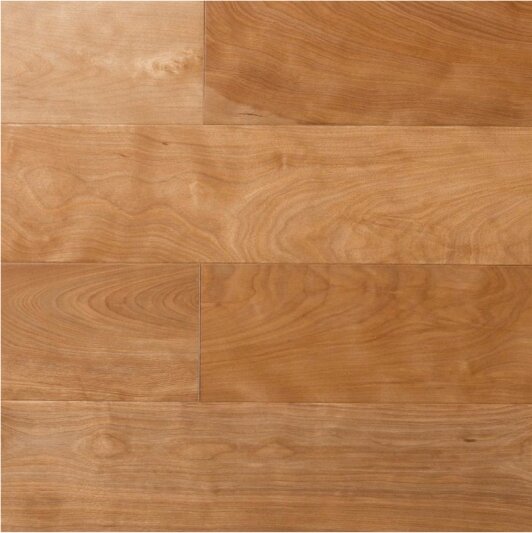 Изображение товара Паркетная доска Amber Wood Фьюжн Береза желтая 14 мм, 125 мм, лак, Россия