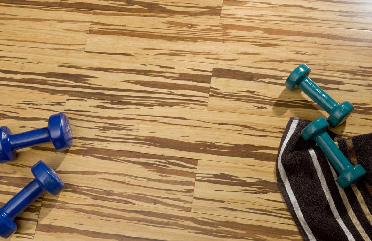 Изображение товара Инженерная доска из бамбука Amigo Original Зебра, 12 мм, 13 х 91.5 см, замок