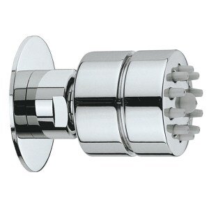 Изображение товара Гидромассажная форсунка Bossini Tondo-Gom I00137.030 хром поворотная с системой Easy Clean