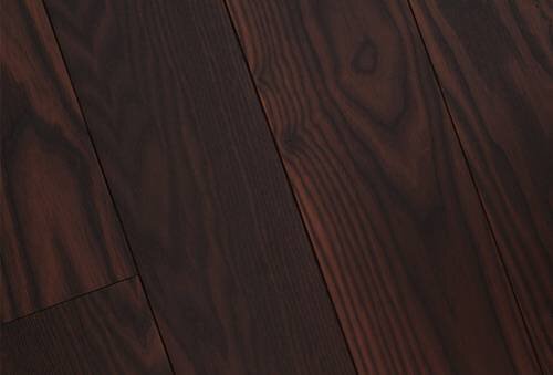 Изображение товара Массивная доска Hajnowka Ясень Termo Oro Nero под маслом для пола