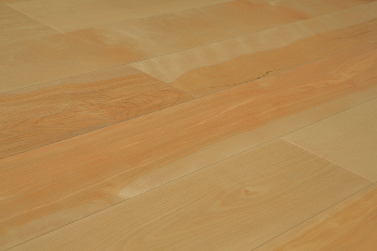 Изображение товара Паркетная доска Amber Wood Фьюжн Береза желтая лак 148х1860 мм 14 мм