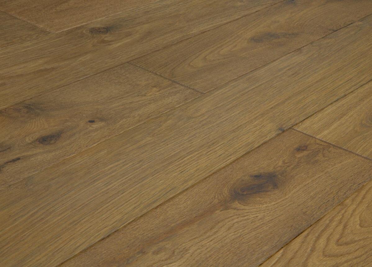 Изображение товара Массивная доска Amber Wood Нефритовая Дуб SMOKED матовый лак