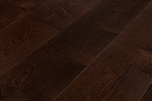 Изображение товара Паркетная доска Amber Wood Классика Ясень Кофе Браш лак 14 мм 189 мм