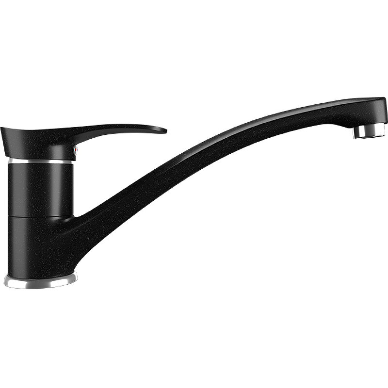 Изображение товара Смеситель для кухни Ulgran U-003 черный матовый с поворотным изливом