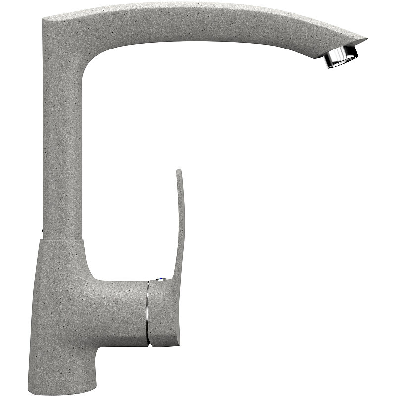 Изображение товара Смеситель для кухни Ulgran U-005 U-005-310 серый матовый высокий поворотный излив