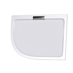 Изображение товара Душевой поддон RGW GWS-41R 80 х 100 см, прямоугольно-асимметричный, правый, белый, 03150480-01R