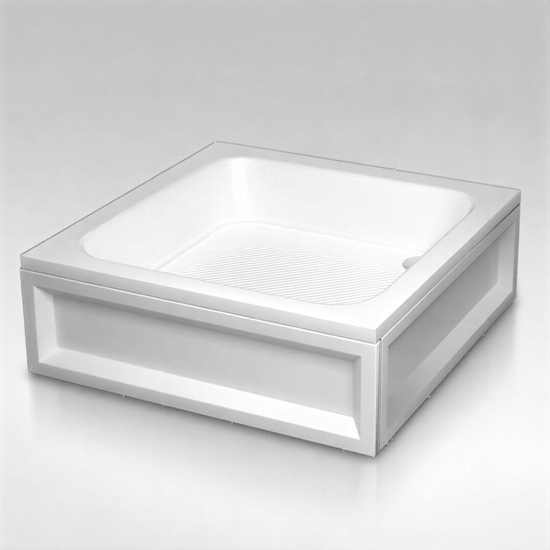 Изображение товара Душевой поддон RGW Acryl 16180199-51 B/CL-S 90 х 90 см, квадратный, акриловый, белый Изображение товара Душевой поддон RGW Acryl 16180199-51 B/CL-S 90 х 90 см, квадратный, акриловый, белый