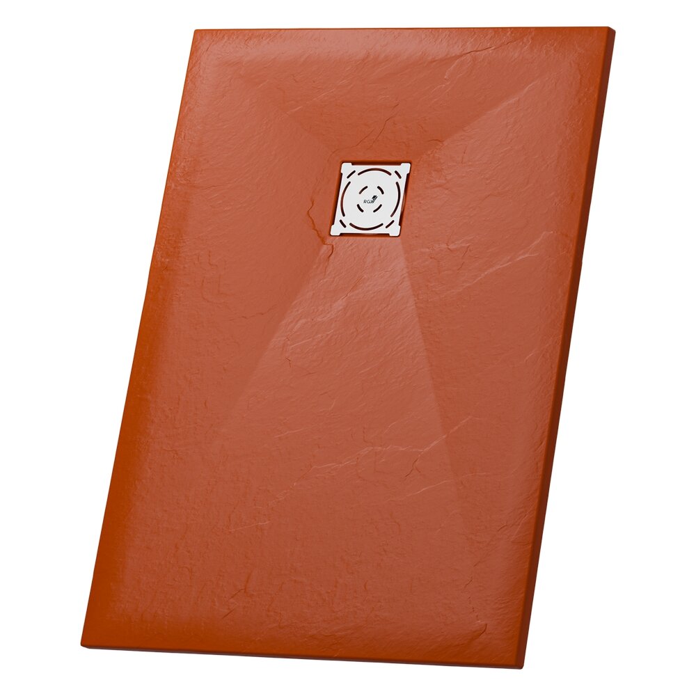 Изображение товара Душевой поддон RGW ST-Tr 90x100 см из искусственного камня терракот низкий