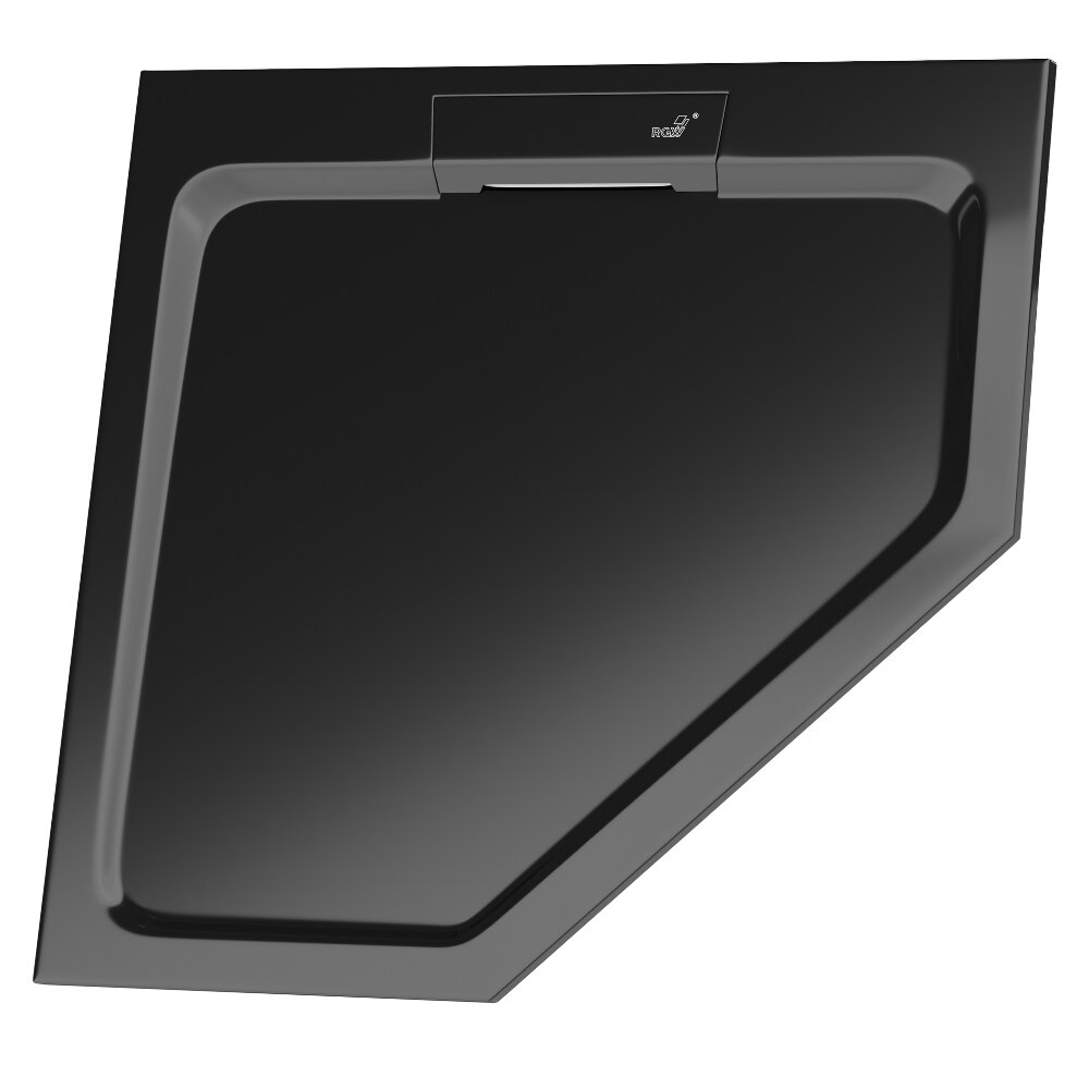 Изображение товара Душевой поддон RGW STA 90x90 см из искусственного камня трапеция черный
