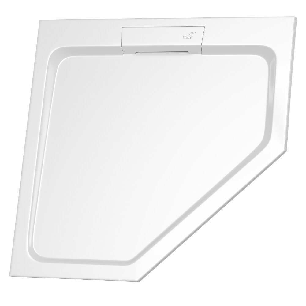 Изображение товара Душевой поддон RGW STA 61W 90x90 см из искусственного камня трапеция белый