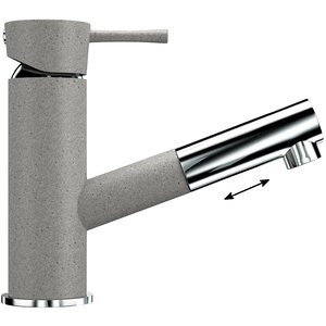 Изображение товара Смеситель для кухни Ulgran U-009 U-009-310 с выдвижным изливом