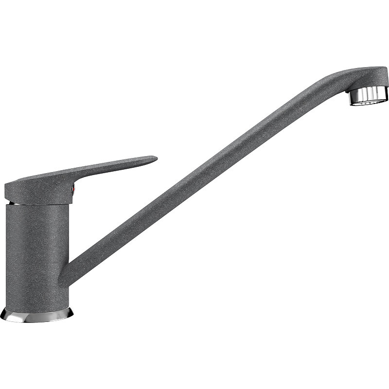 Изображение товара Смеситель для кухни Ulgran U-004 графит матовый 22.4 см поворотный излив
