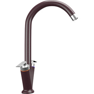 Изображение товара Смеситель для кухни Ulgran U-011 U-011-345, цвет шоколад матовый