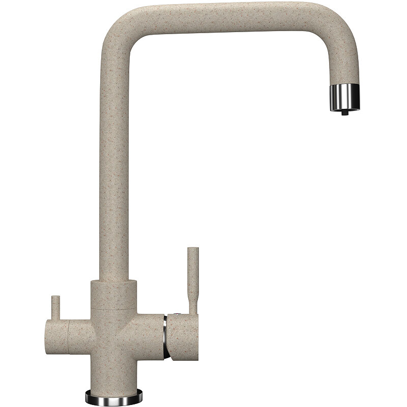 Изображение товара Смеситель для кухни Ulgran U-019 с подключением к фильтру бежевый матовый