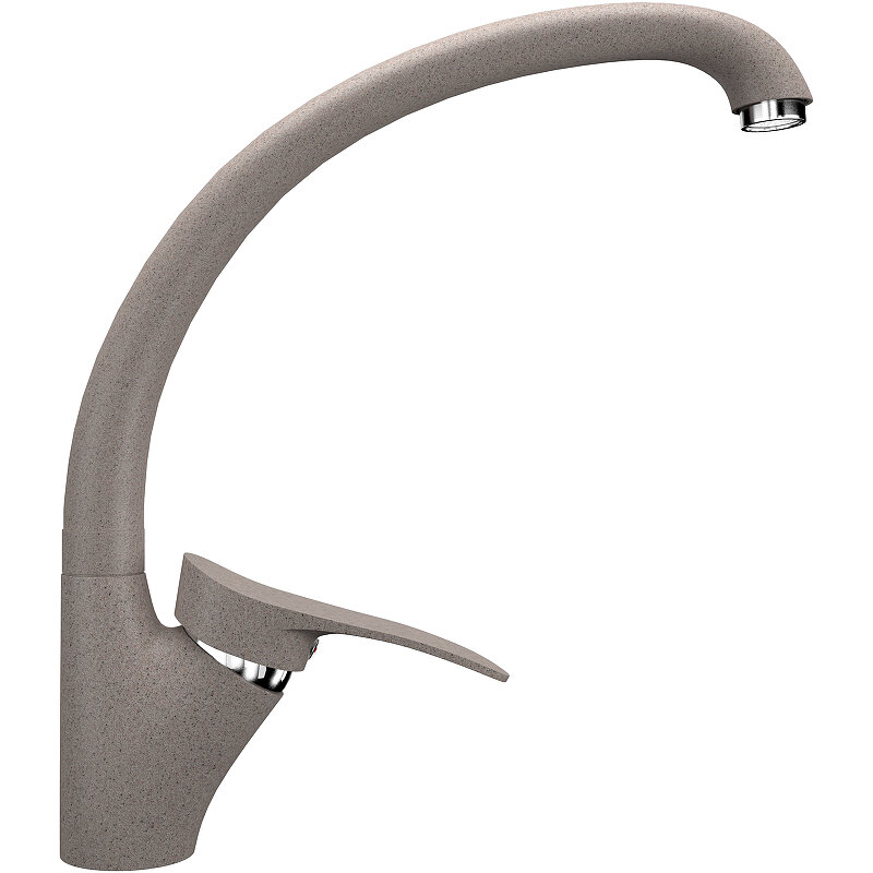 Изображение товара Смеситель для кухни Ulgran U-001 с высоким вращающимся изливом бежевый