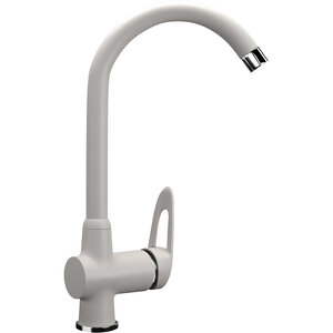 Изображение товара Смеситель для кухни Ulgran U-006 U-006-331, цвет белый матовый