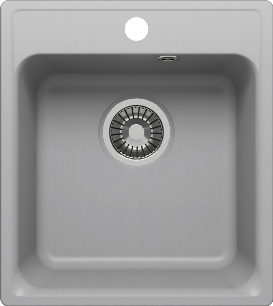 Изображение товара Кварцевая кухонная мойка Polygran QuartzBond BOND-430 43 см, цвет дым