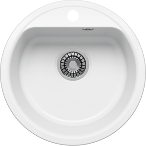 Изображение товара Кварцевая кухонная мойка Polygran QuartzBond BOND-480 48 см белая