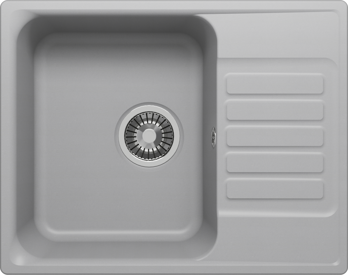 Изображение товара Кварцевая кухонная мойка Polygran QuartzBond BOND-600 60 см дым