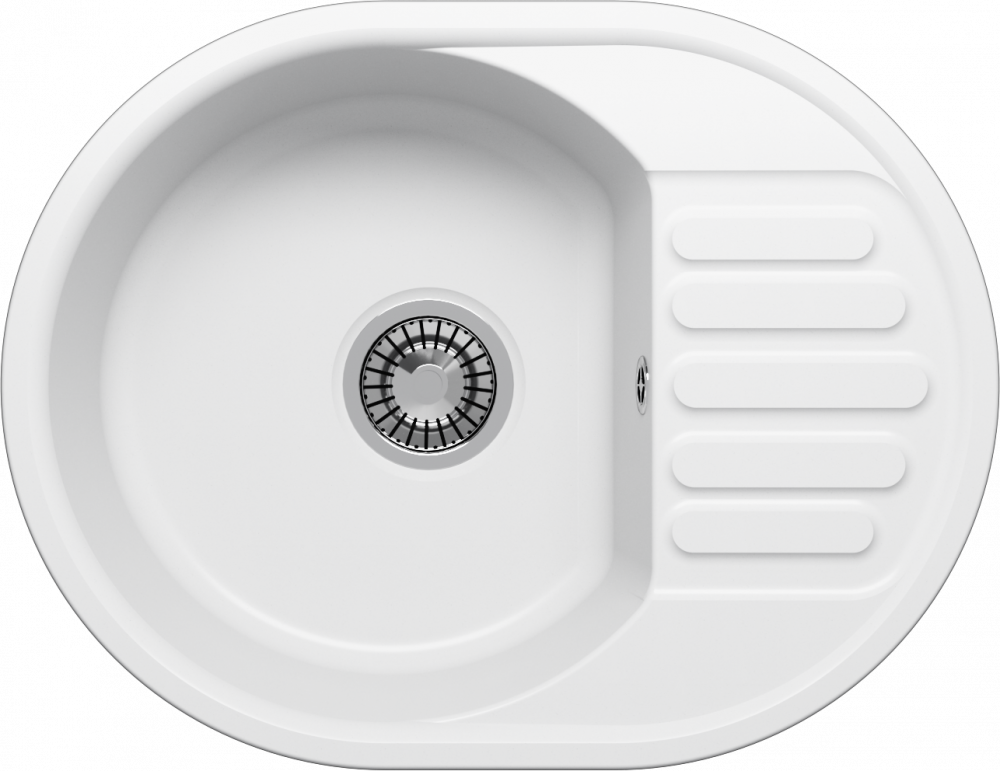 Изображение товара Кварцевая кухонная мойка Polygran QuartzBond BOND-610 61 см, цвет туман, 688360