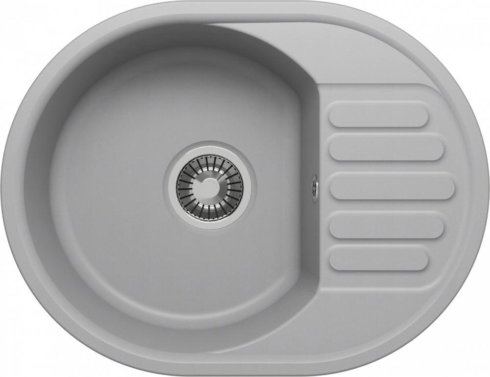 Изображение товара Кухонная мойка Polygran QuartzBond BOND-610 Дымчатая
