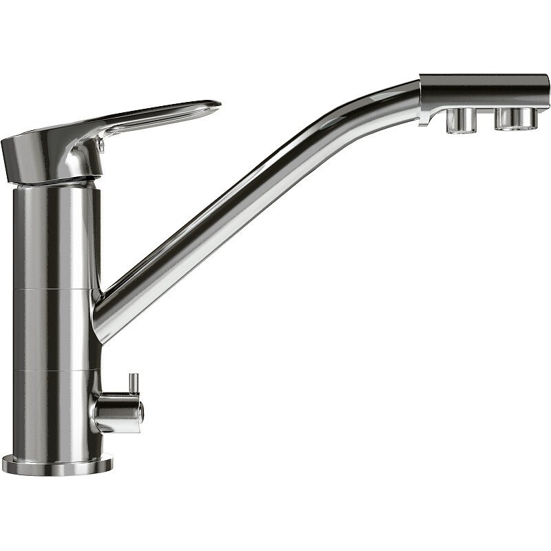 Изображение товара Смеситель Ulgran U-010-346 с подключением к фильтру, хром глянец