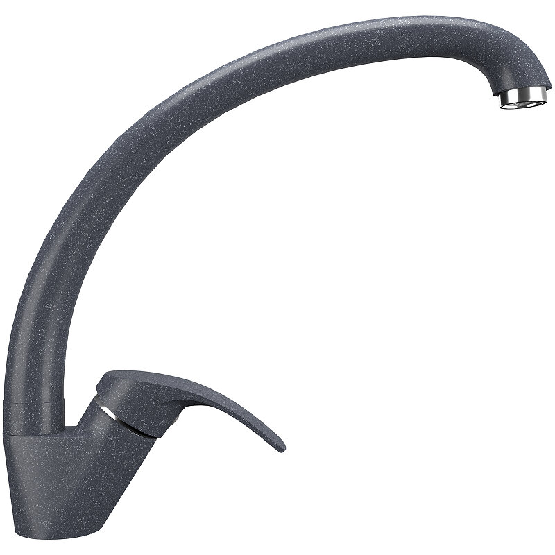 Изображение товара Смеситель для кухни Ulgran U-007 антрацит матовый с поворотным изливом